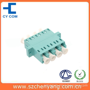 LC/PC-LC/PC Om3 Quad Fiber Optic Adapter